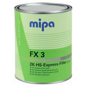 Акриловий 2K грунт-наповнювач Mipa HS Express Filler FX3 1 л сірий