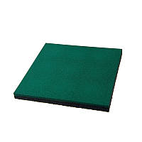 Резиновые плитки зеленые 500х500х30 мм резиновая плитка