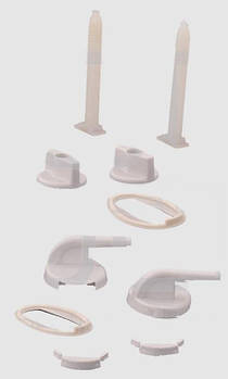 Кріплення кришки унітазу до унітазу "СК-М" "КЛЮШКА Овальна" (KW 110)