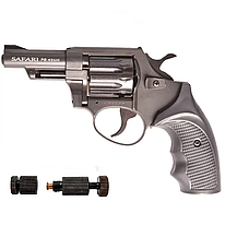 Револьвер під патрон Флобера Safari РФ-431м пластик + обтискання патронів Флобера в подарунок!