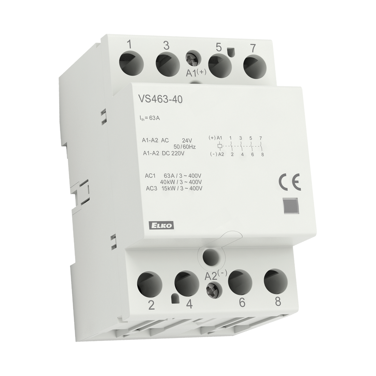 Модульний контактор VS463-40 AC/DC 24V ELKOep