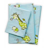 Детское постельное белье для младенцев Вилюта ранфорс - 5507 голубое