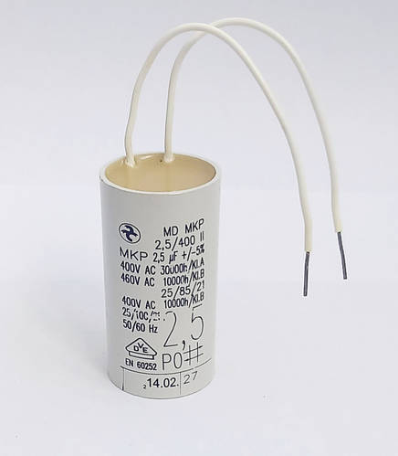 Конденсатор для циркуляційного насоса Wilo, Grundfos 2,5 mF (ID ...