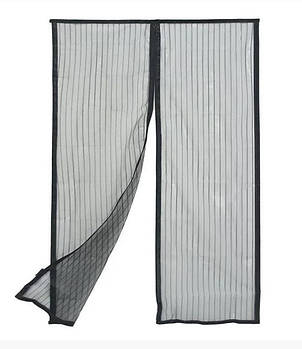 Москітна сітка для дверей на магнітах 1000*2200, колір титан (МN-1000 T)