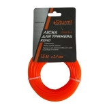 Ліска для тріммера 15 m круг Sturm 2,4 mm (GT3535-2.4-0)