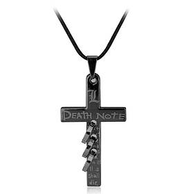 Кулон у вигляді хреста на шнурку з Зошити Смерті (Death Note)
