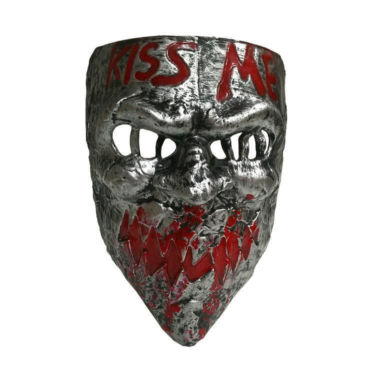 Маска "Kiss Me", срібний, фото 1