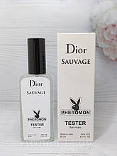Тестер з феромонами чоловічий Christian Dior Sauvage (Крістіан Діор Саваж) 65 мл
