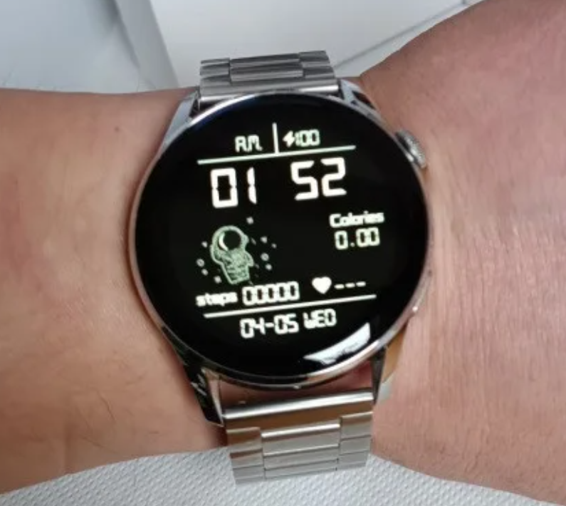 Чоловічі розумні годинник круглі час роботи до 5 днів браслет метал гарантія 12 місяців Smart DT3 Nitro Metal, фото 1