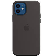 Силиконовый чехол-накладка Apple Silicone Case for iPhone 12 Mini Black (HC) (A) чехол для айфон 12 Mini