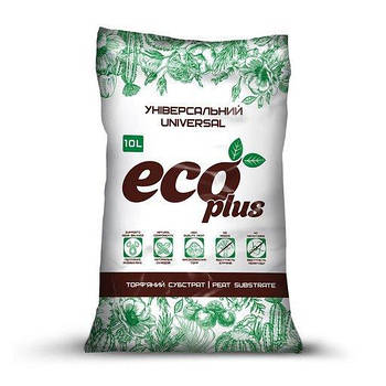 Торф'яний субстрат "Універсальний" "ECO PLUS" 10л.