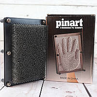 Игрушка Пин Арт 3Д скульптор \ Металлические гвозди Pin-Art 3D \ Отпечаток руки Большая 18см (Настоящие фото)