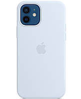 Силиконовый чехол-накладка Apple Silicone Case for iPhone 12 Mini, Cloud Blue (HC)(A)