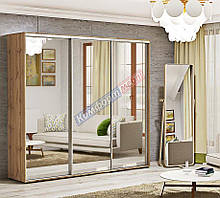 Шкаф-купе 2,2м "Зеркало" трехдверный