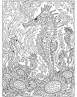 Набор для росписи, раскраска Антистресс, "Морские коньки", 40х50см, ТМ "RIVIERA BLANCA"