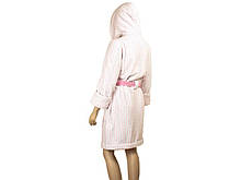 Халат жіночий soft show collection ss1204-71 біло-рожевий