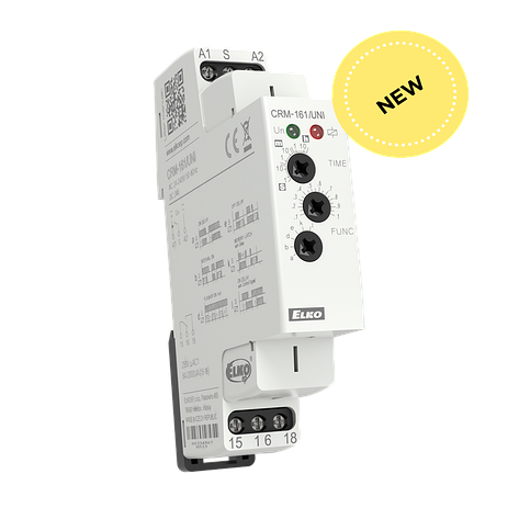 CRM-161 AC 24-240V, DC 24V Багатофункціональний реле часу ELKOep, фото 1