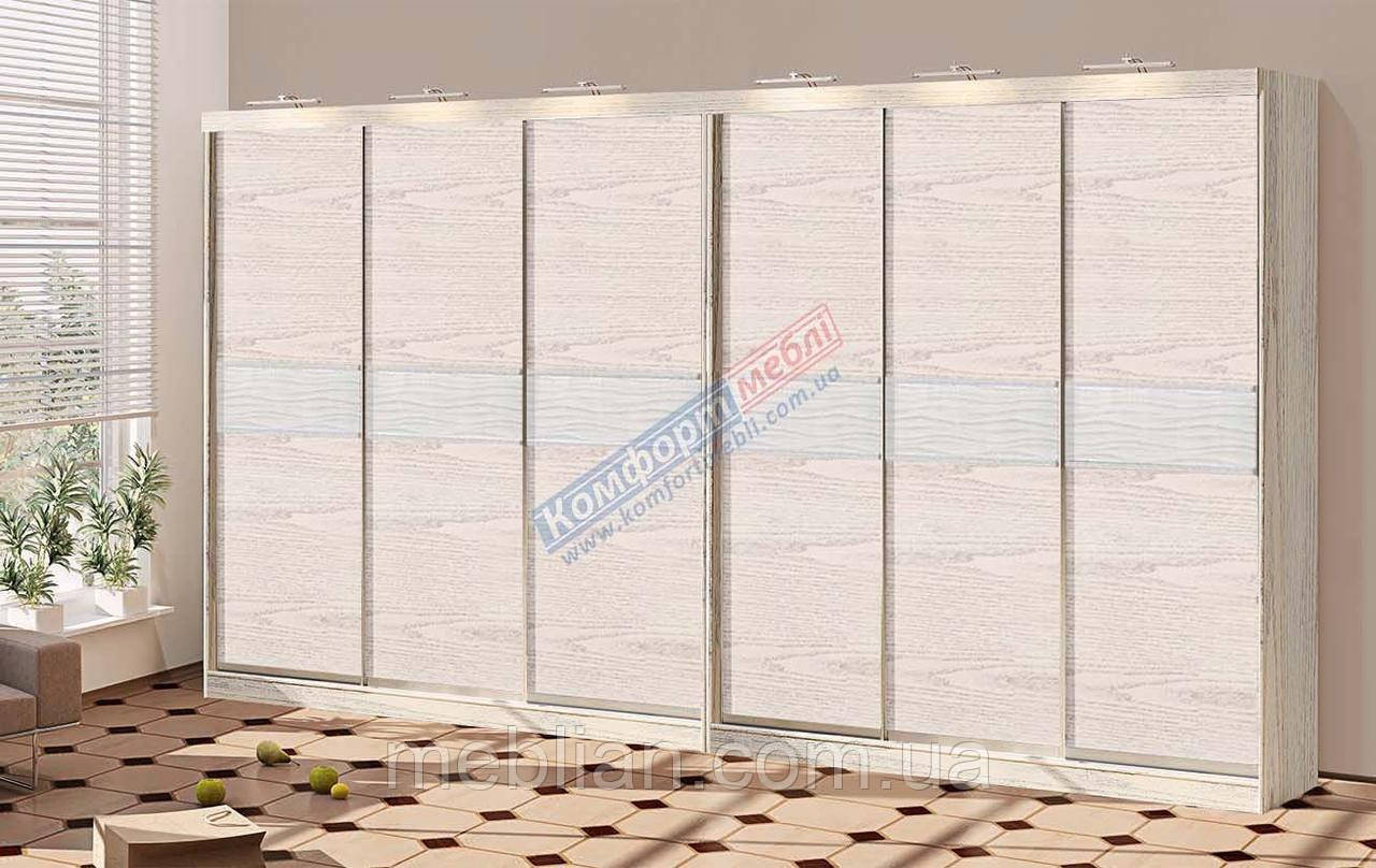 Шкаф-купе 5,0м "Модель 2" шестидверный, фото 1