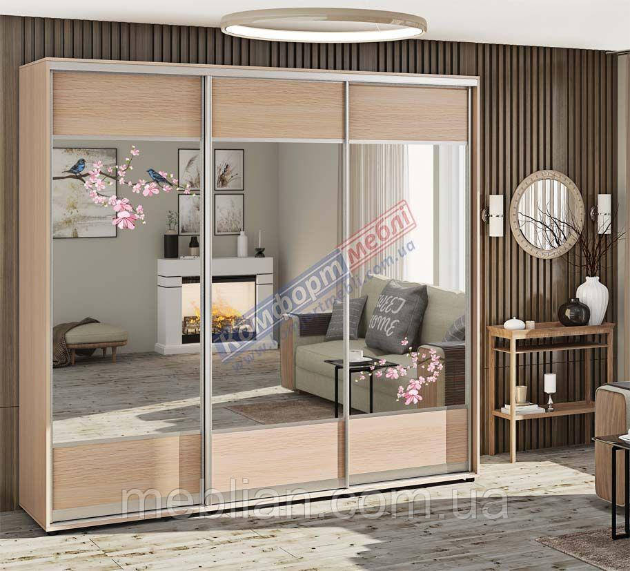 Шкаф-купе 2,6м "Модель 1" трехдверный, фото 1