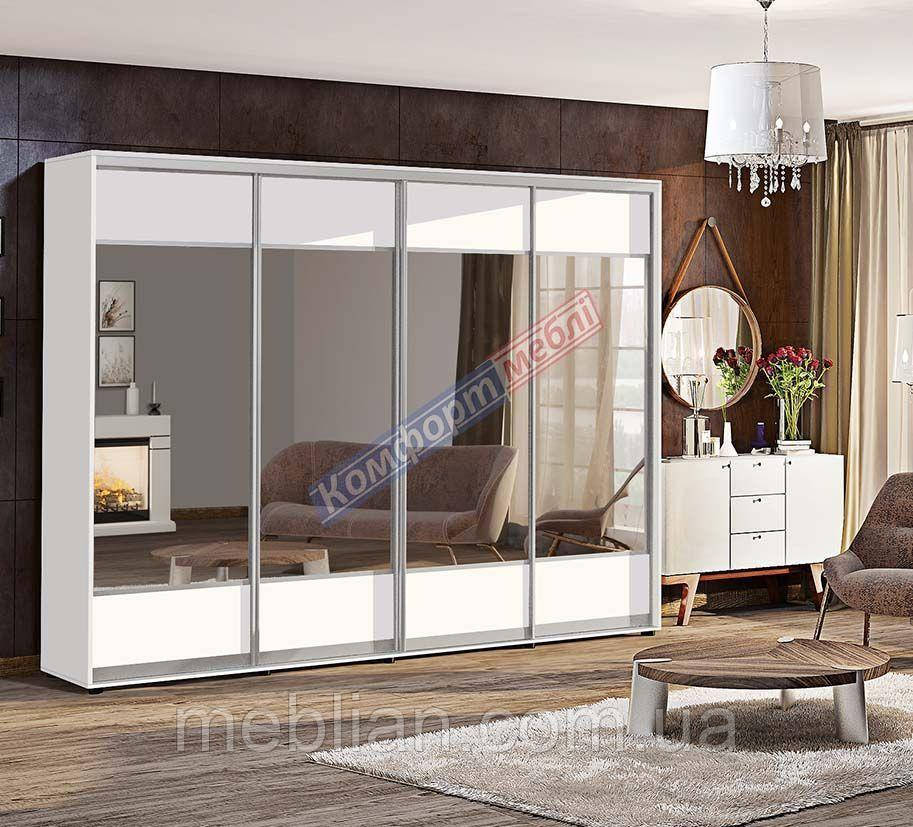 Шкаф-купе 3,2м "Модель 1" четырехдверный, фото 1