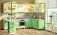 Кухня "Хай-тек с цветной печатью" KX-485