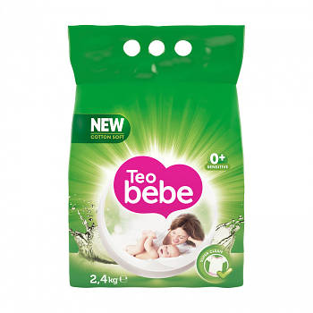 Порошок TEO bebe Tender Aloe & Natural soap всі типи прання 2400 г (6)