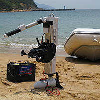 Електродвигун для човна Haswing Comax N 55Lbs/12V з ліфтом - підвісний двигун для човнів, фото 4