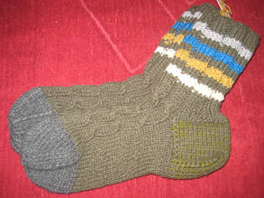 Шкарпетки вовняні ручної роботи р. 40-42