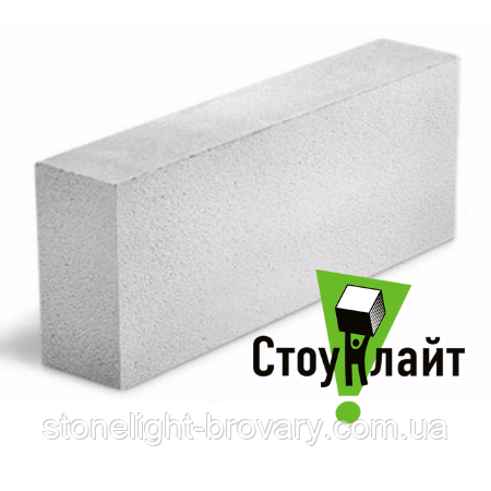 Газоблок Стоунлайт (Бровари) гладкий 250х200х600