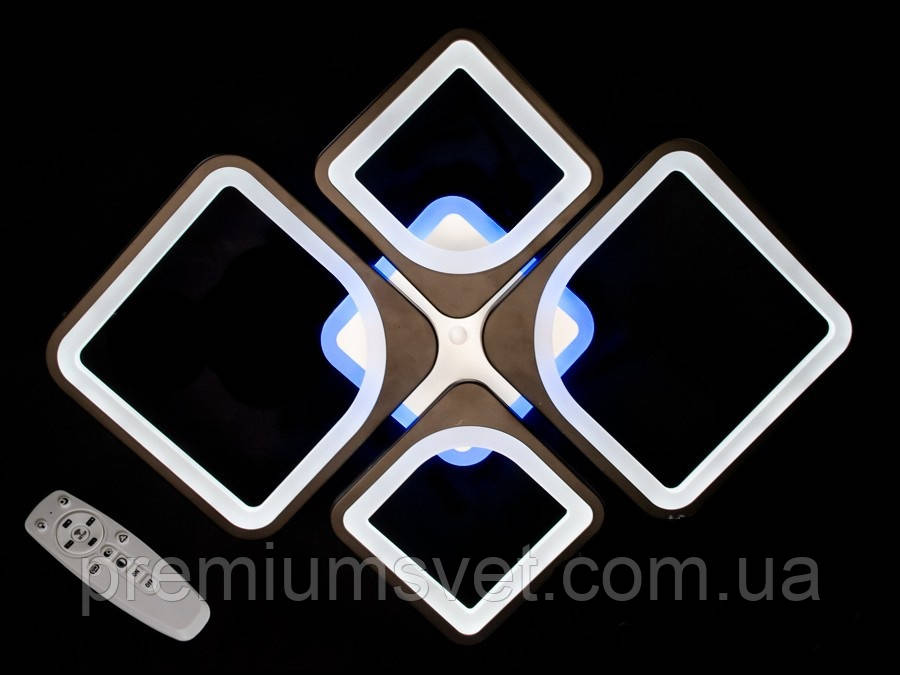 Світлодіодна люстра 8060/2+2 CF LED RGB dimmer, фото 1