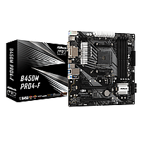 Материнська плата Asrock B450M Pro4-F (AM4/DDR4)