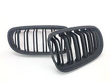 Решітка ноздрі BMW (БМВ) 3 series Е90 Е91 LCI (2009-2012) Матова 2 ребра, фото 6