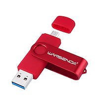 Флешка 32 ГБ USB 3.0 ОТГ для мобильных устройств 2в1 | Flash drive 32 GB USB-micro-usb OTG 2in1 android