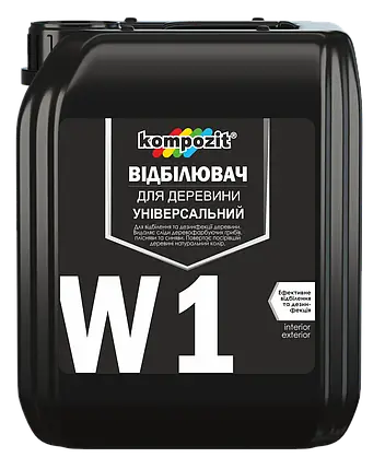 Відбілювач для деревини Kompozit W1 1л, фото 1