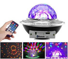 Диско куля з динаміками LED BALL LAMP Світломузика з MP3 плеєром і Bluetooth