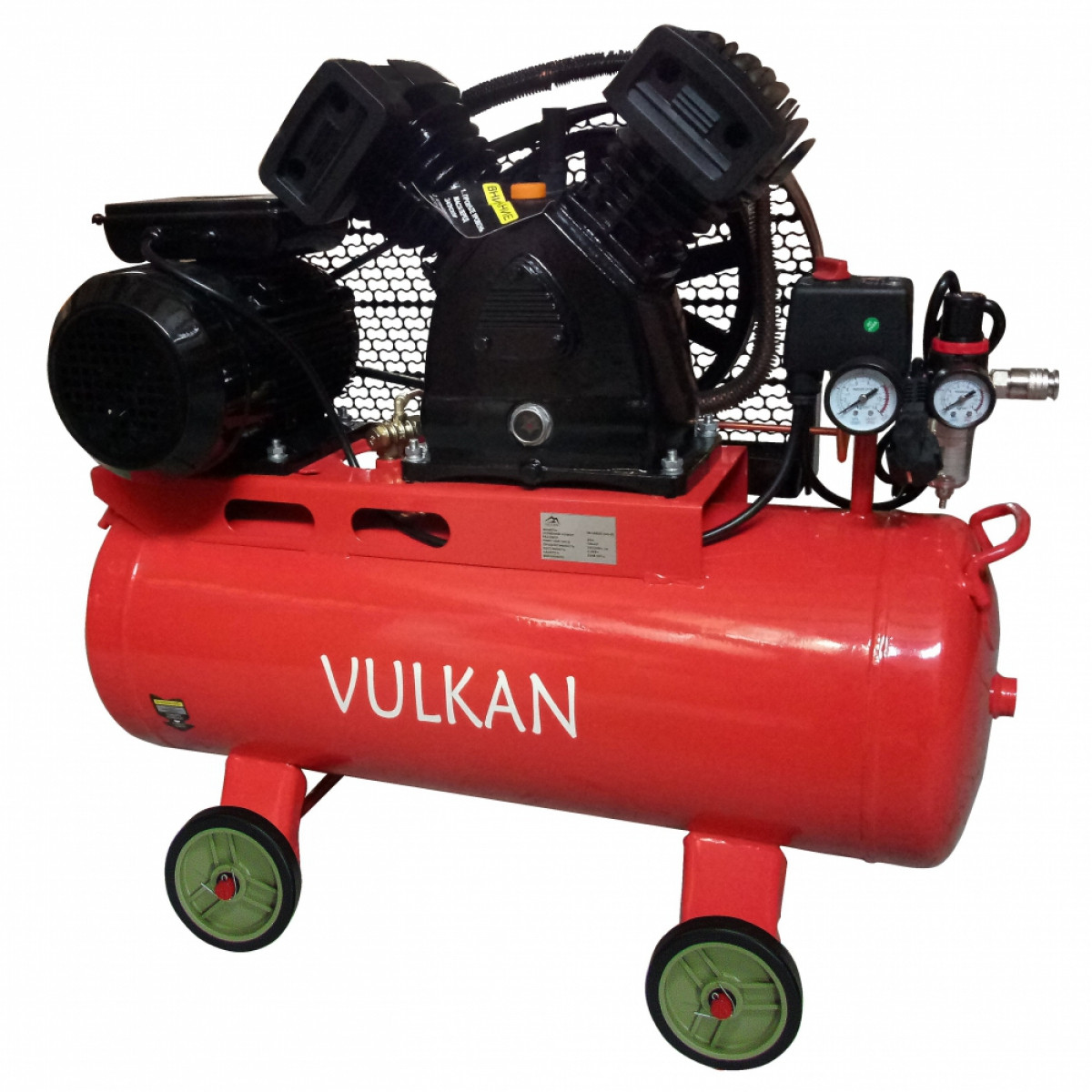 Компрессор Vulkan IBL2065E-220-50 (2.2 кВт, 360 л/мин, 50 л) YLP - фото 2 - id-p1033979470