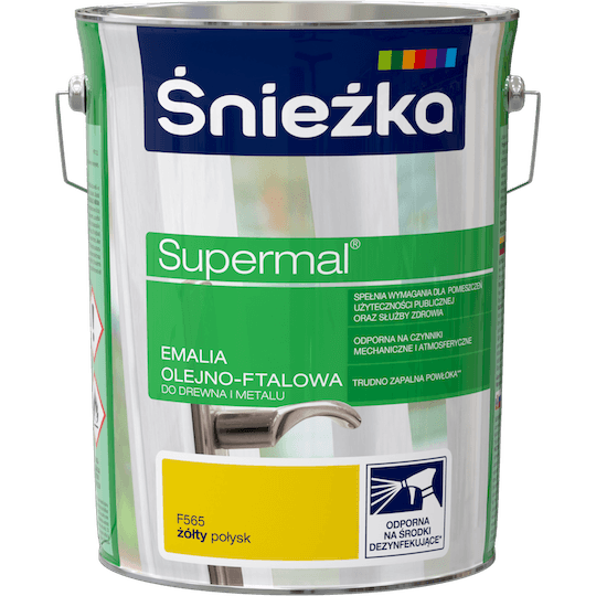 Емаль олійно фталева Снєжка Supermal ЖОВТИЙ 5 л F565