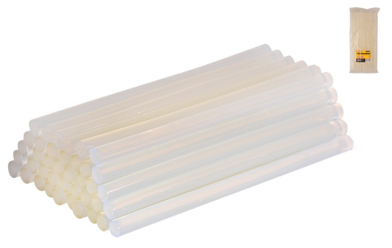 Стержні клейові MASTERTOOL 11.2х300 мм 1 кг (пакет) прозорі 42-0152, фото 1