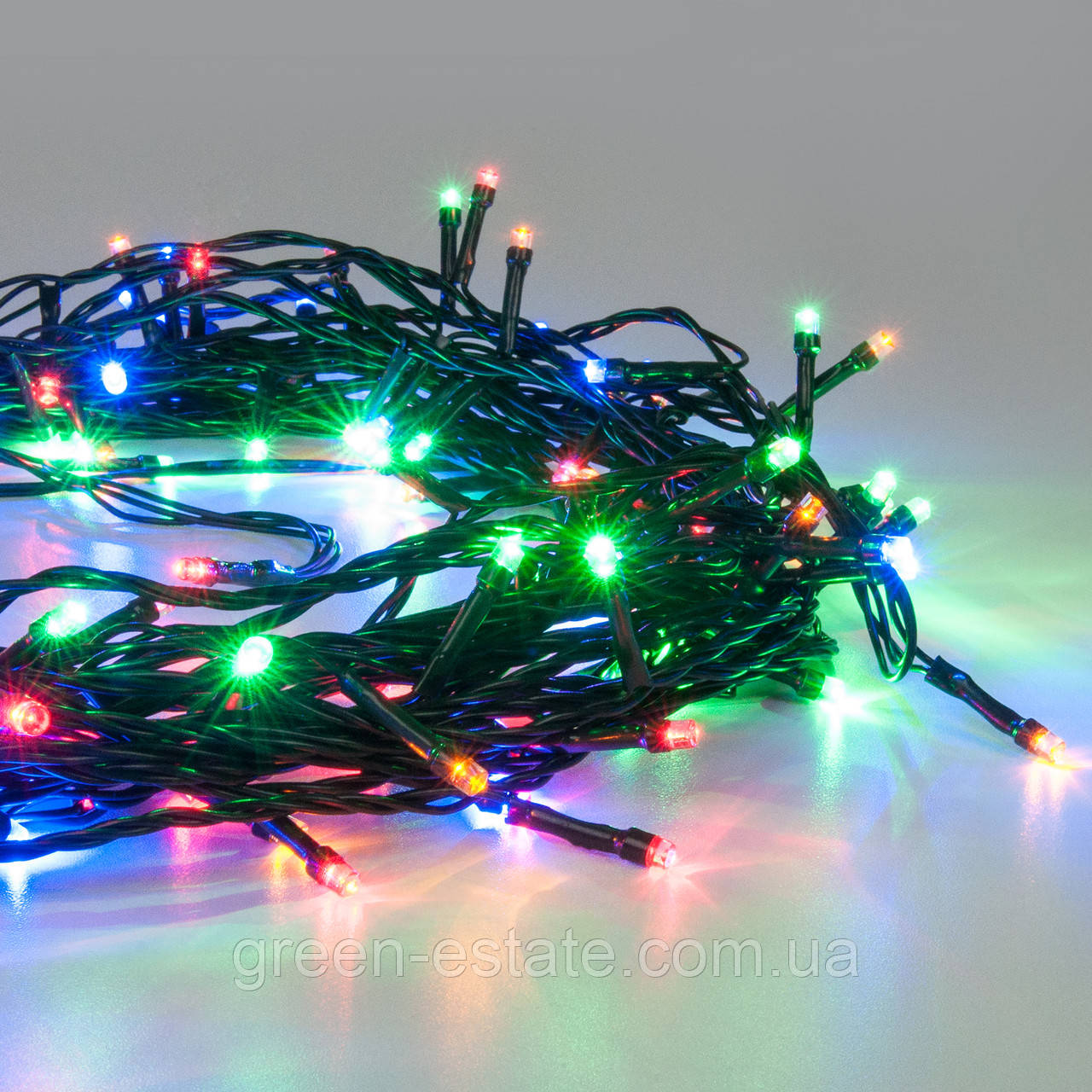 Гірлянда 100 led 9,7 м різнокольорова