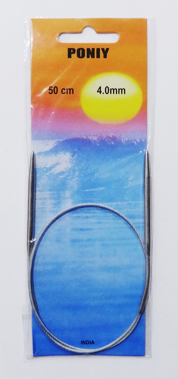 Спиці кругові №4.0 на тросі 50 см PONIY, фото 1