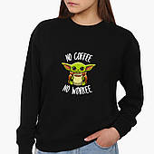 Світшот, реглан, кофта Бейбі Йода, світшот з принтом Фільми