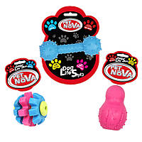 Набір іграшок для собак Pet Nova «Рожевий сніговик»