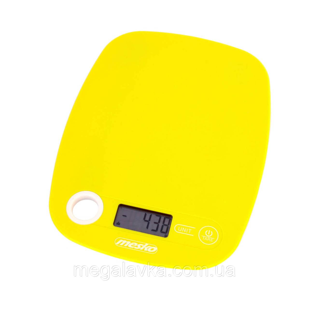 Ваги кухонні Mesko MS 3159 yellow - MegaLavka