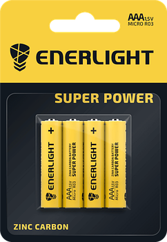 Батарейка ENERLIGHT Super Power AAA BLI 4