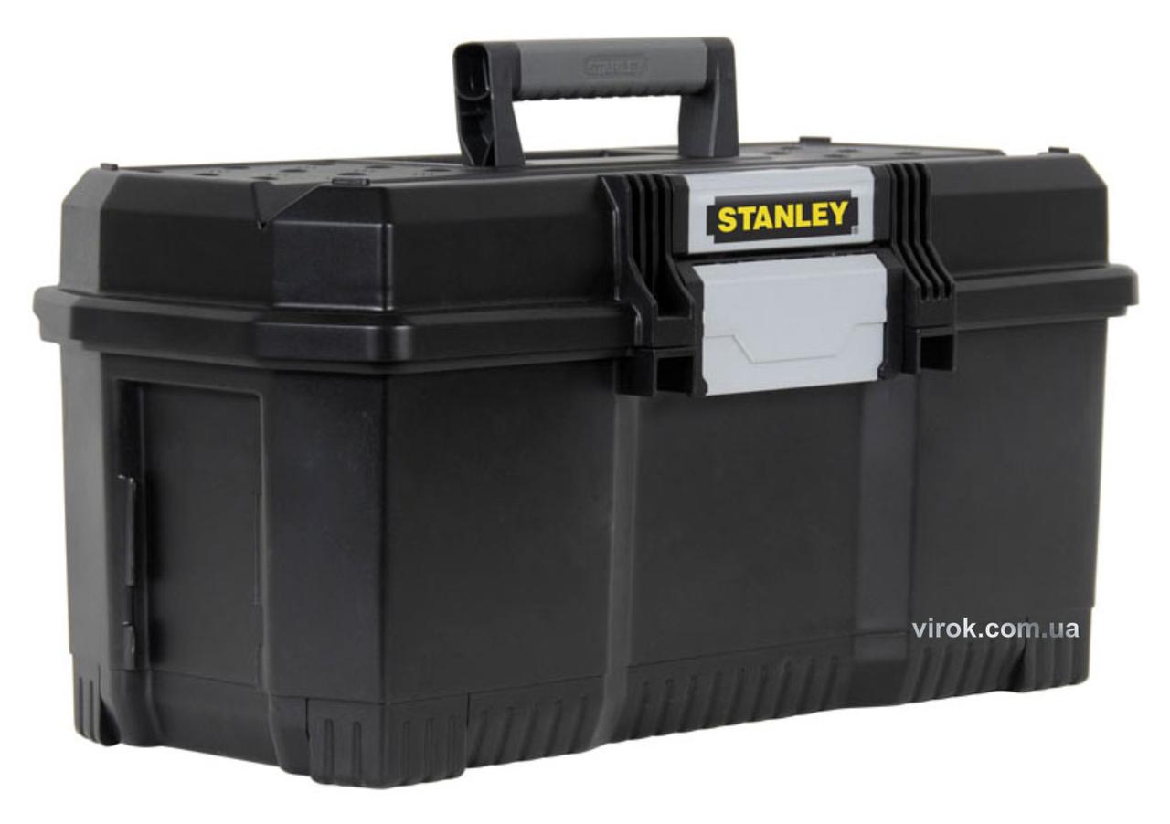 Ящик для інструмента 24'' професійний STANLEY One Latch зі структулена; 60,5 x 28,7 x 28,7 см, фото 1