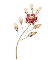 Фігурка Сваровскі з позолотою "Квітка" AR-1237