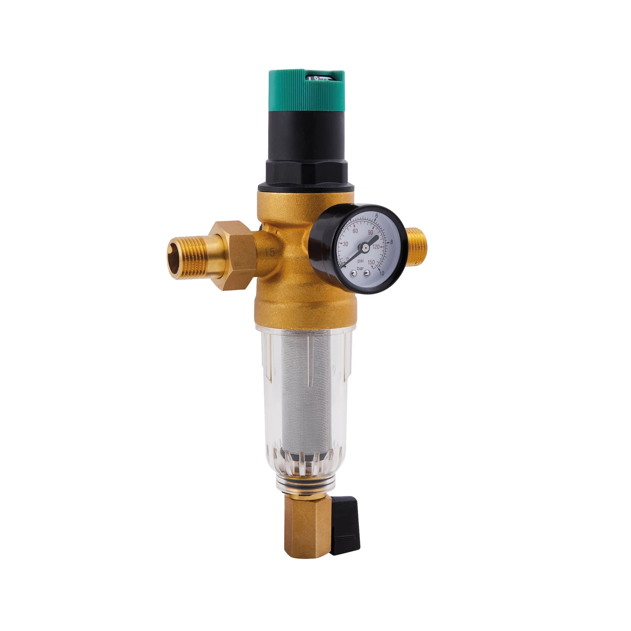 Фільтр самопромивний SD Forte 1/2" з редуктором для холодної води SF128W15C, фото 1