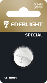 Батарейка ENERLIGHT LITHIUM CR 2025 BLI 1