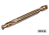Сверло по металлу двустороннее шлифованное YATO 6 x 66/16 мм HSS 6542