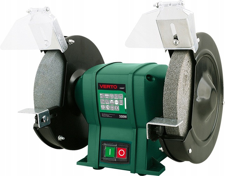 Верстат точильний Verto ! 1800 Вт, 200 мм, Диск 200х20х16 мм, фото 1